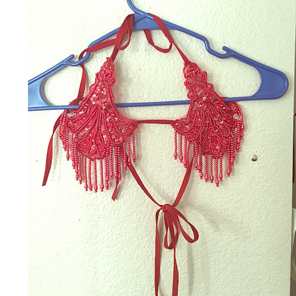 Beaded rave bra. Never worn. Accepting offers